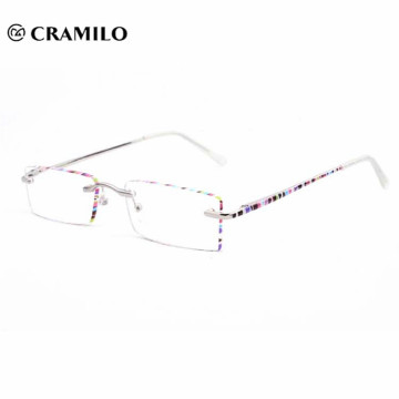 beautiful rimless optical glasses frames